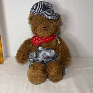 Vintage Gund Lionel Train Engineer Teddy Bear Plush Toy 17 Inches 2013